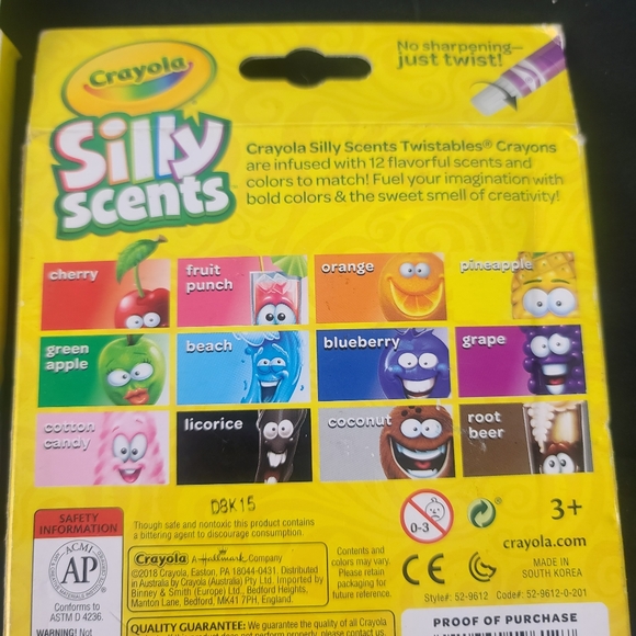 Crayola Silly Scents 12 ct Twistables 10ct Washable Markers - Picture 7 of 7